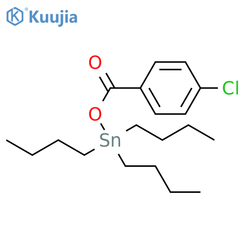 STANNANE, TRIBUTYL[(4-CHLOROBENZOYL)OXY]- structure