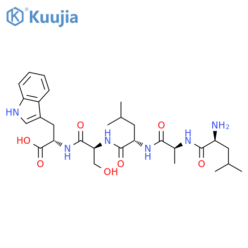 L-TRYPTOPHAN, L-LEUCYL-L-ALANYL-L-LEUCYL-L-SERYL- structure