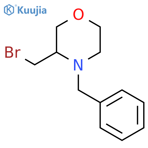 (S)-4-Benzyl-3-(bromomethyl)morpholine structure