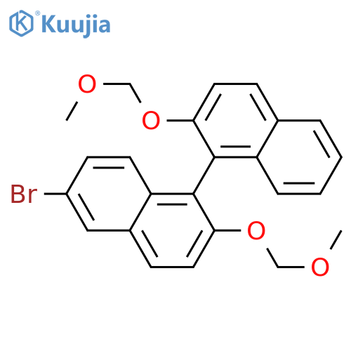 1,1'-Binaphthalene, 6-bromo-2,2'-bis(methoxymethoxy)-, (1S)- structure