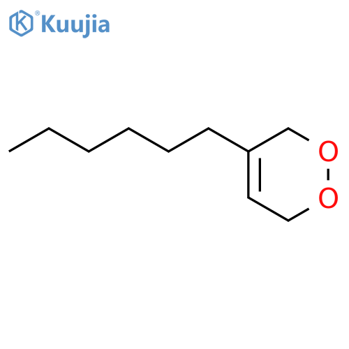 1,2-Dioxin, 4-hexyl-3,6-dihydro- structure