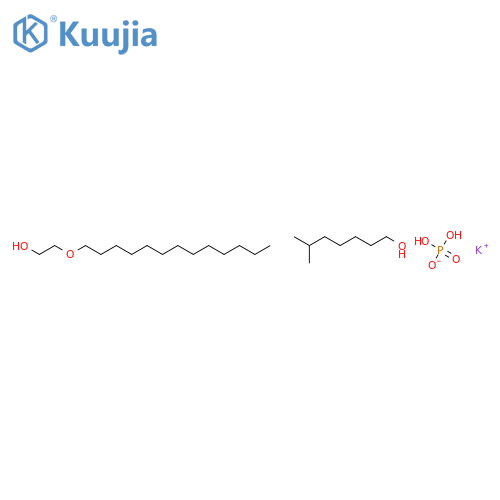 potassium; dihydrogen phosphate; 6-methylheptan-1-ol; 2-tridecoxyethanol structure