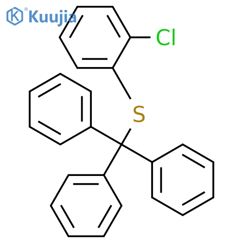 BENZENE, 1-CHLORO-2-[(TRIPHENYLMETHYL)THIO]- structure