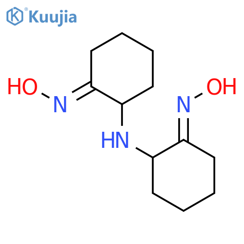 CYCLOHEXANONE, 2,2'-IMINOBIS-, DIOXIME structure