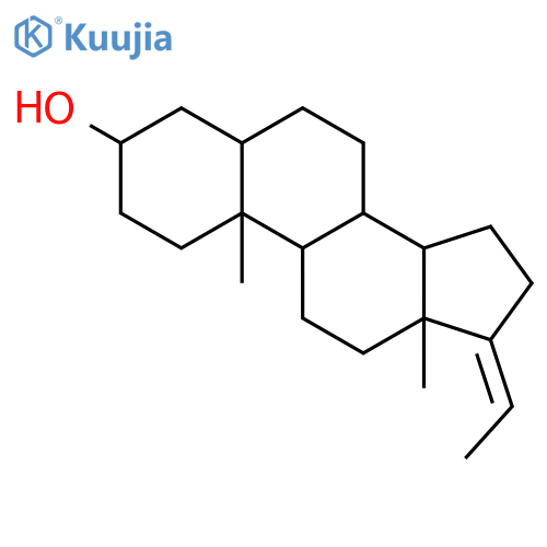 (3α,5α,17Z)-Pregn-17(20)-en-3-ol structure