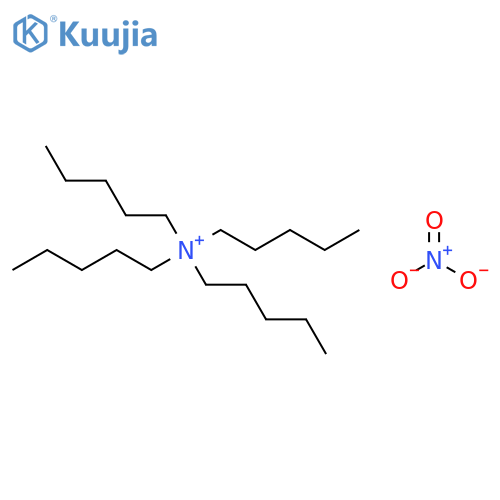 n,n,n-tripentyl-1-pentanaminium nitrate structure