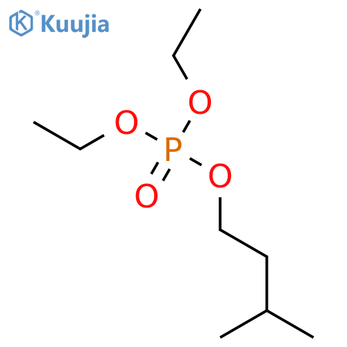 Phosphoric acid, diethyl 3-methylbutyl ester structure