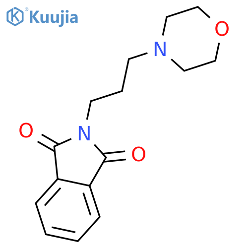 2-[3-(morpholin-4-yl)propyl]-1H-isoindole-1,3(2H)-dione structure