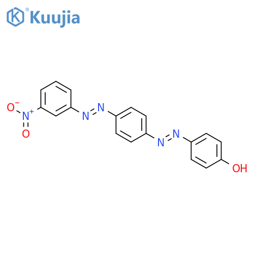 p-[[p-[(m-nitrophenyl)azo]phenyl]azo]phenol structure