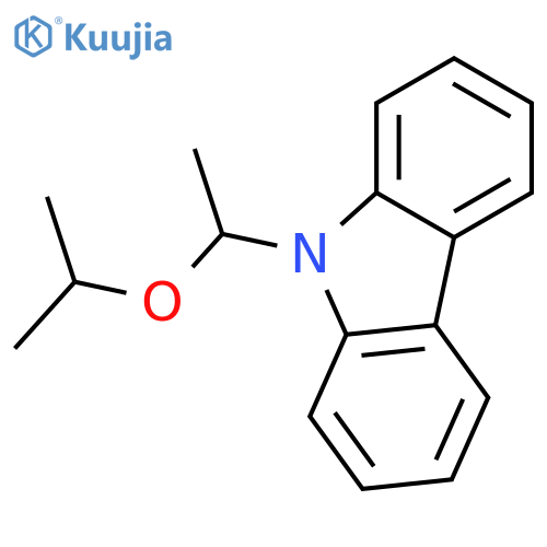 9H-CARBAZOLE, 9-[1-(1-METHYLETHOXY)ETHYL]- structure