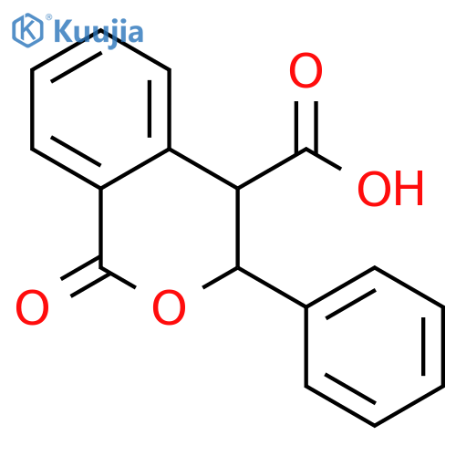 1-Oxo-3-phenyl-3,4-dihydro-1H-isochromene-4-carboxylic Acid structure