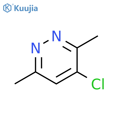 Pyridazine, 4-chloro-3,6-dimethyl- structure