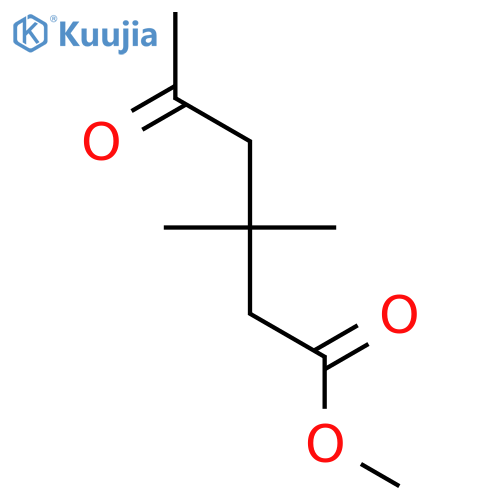 methyl 3,3-dimethyl-5-oxohexanoate structure