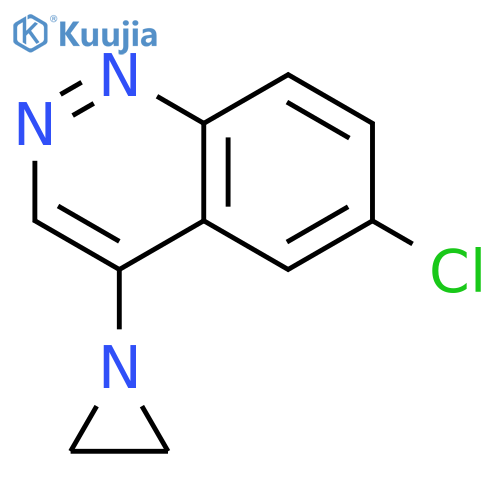 Cinnoline,4-(1-aziridinyl)-6-chloro- structure