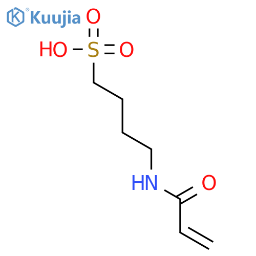 1-Butanesulfonic acid, 4-[(1-oxo-2-propenyl)amino]- structure