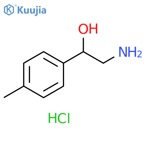 2-amino-1-(4-methylphenyl)ethan-1-ol hydrochloride structure