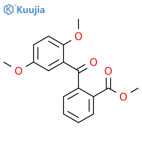 BENZOIC ACID, 2-(2,5-DIMETHOXYBENZOYL)-, METHYL ESTER structure