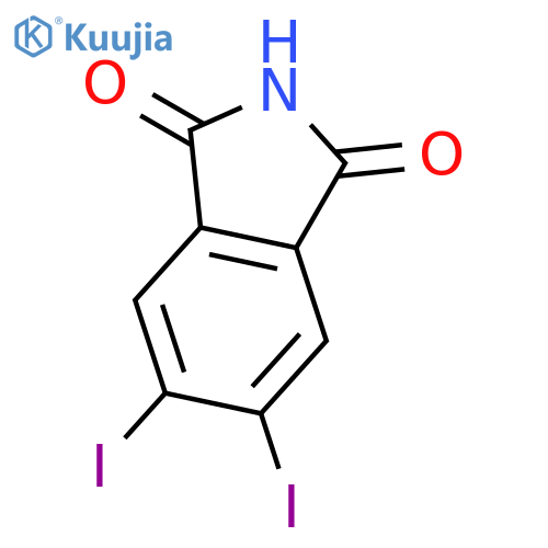 1H-Isoindole-1,3(2H)-dione, 5,6-diiodo- structure