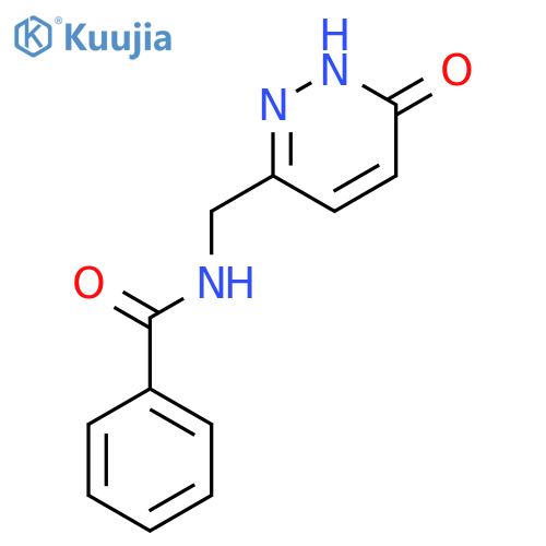Benzamide, N-[(1,6-dihydro-6-oxo-3-pyridazinyl)methyl]- structure