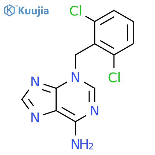 3H-Purin-6-amine, 3-[(2,6-dichlorophenyl)methyl]- structure