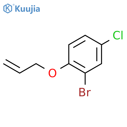 2-bromo-4-chloro-1-prop-2-enoxybenzene structure