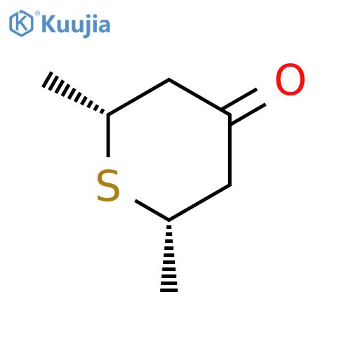 4H-THIOPYRAN-4-ONE, TETRAHYDRO-2,6-DIMETHYL-, CIS- structure