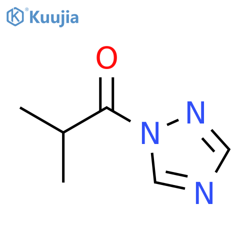 1H-1,2,4-Triazole, 1-(2-methyl-1-oxopropyl)- structure