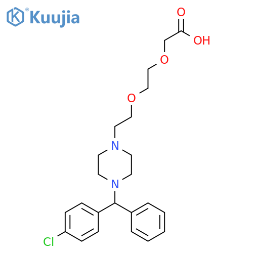 Hydroxyzine Acetic Acid structure