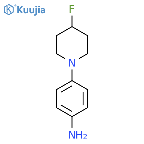 4-(4-Fluoropiperidin-1-yl)aniline structure