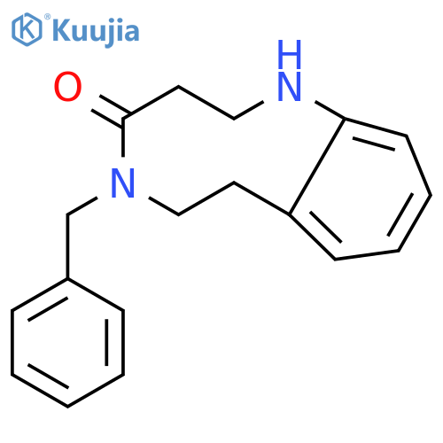 4H-1,5-Benzodiazonin-4-one, 1,2,3,5,6,7-hexahydro-5-(phenylmethyl)- structure