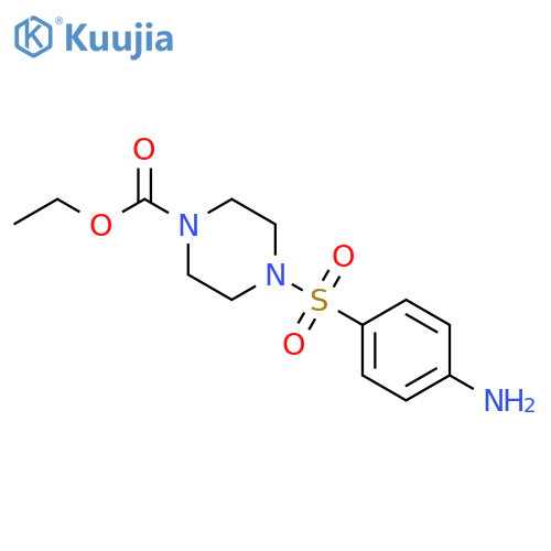 Ethyl 4-(4-Aminophenyl)sulfonylpiperazine-1-carboxylate structure