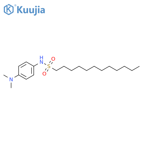 1-DODECANESULFONAMIDE, N-[4-(DIMETHYLAMINO)PHENYL]- structure