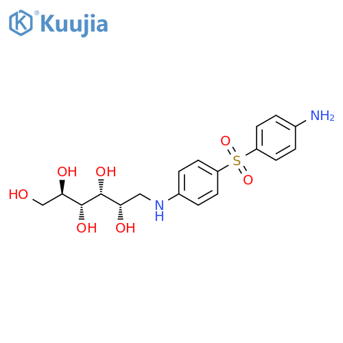 D-GLUCITOL, 1-[[4-[(4-AMINOPHENYL)SULFONYL]PHENYL]AMINO]-1-DEOXY- structure