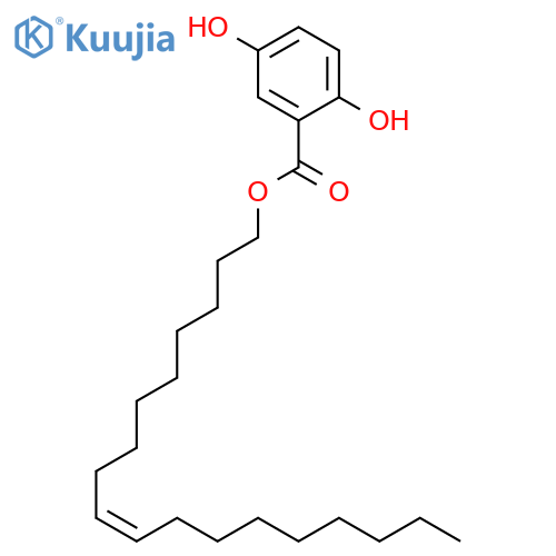 BENZOIC ACID, 2,5-DIHYDROXY-, (9Z)-9-OCTADECENYL ESTER structure