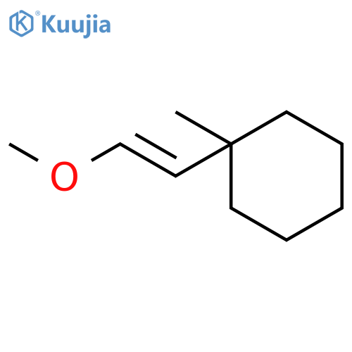 CYCLOHEXANE, 1-[(1E)-2-METHOXYETHENYL]-1-METHYL- structure