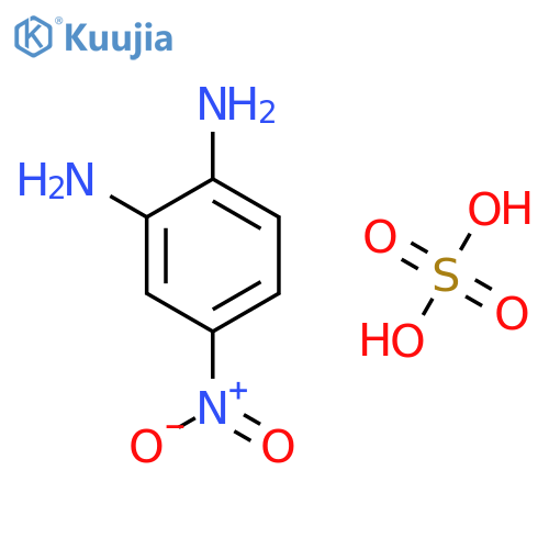 4-Nitrobenzene-1,2-diamine sulfate structure