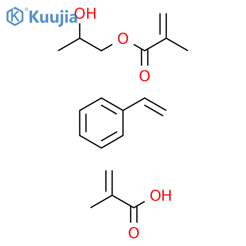 2-Propenoicacid,2-methyl-,polymerwithethenylbenzeneand2-hydroxypropyl2-methyl-2-propenoate structure