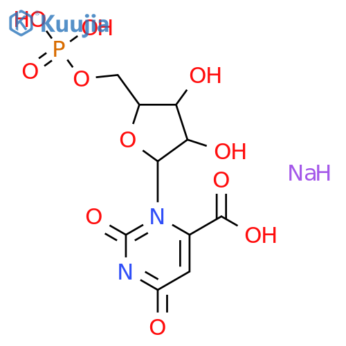 Orotidine 5′-monophosphate trisodium structure