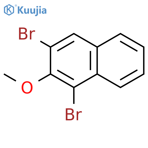 Naphthalene, 1,3-dibromo-2-methoxy- structure