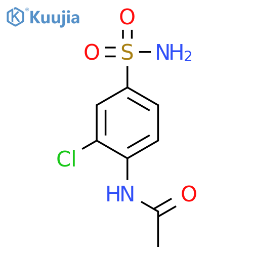 N-(2-chloro-4-sulfamoylphenyl)acetamide structure