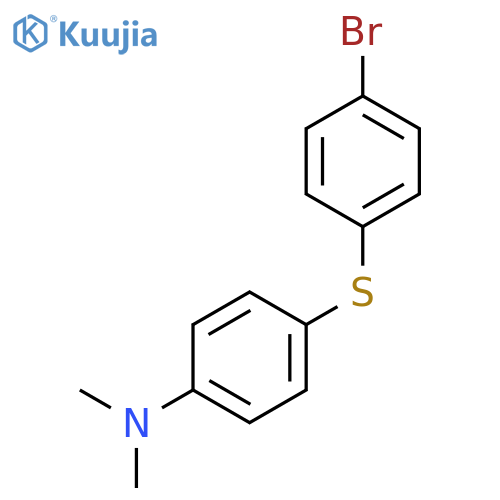 Benzenamine, 4-[(4-bromophenyl)thio]-N,N-dimethyl- structure