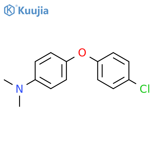 Benzenamine, 4-(4-chlorophenoxy)-N,N-dimethyl- structure