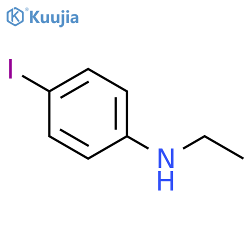 N-Ethyl-4-iodoaniline structure