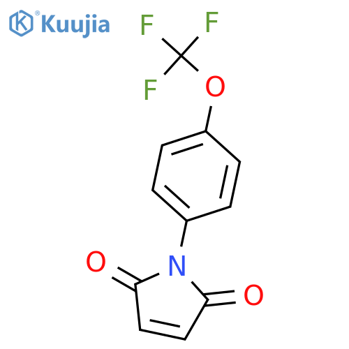 1-4-(Trifluoromethoxy)phenyl-1H-pyrrole-2,5-dione structure