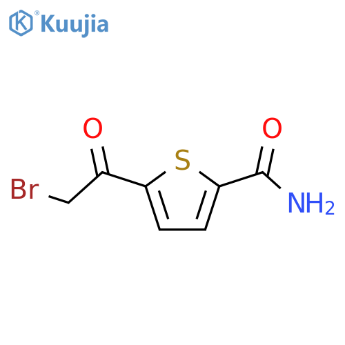 5-(Bromoacetyl)thiophene-2-carboxamide structure