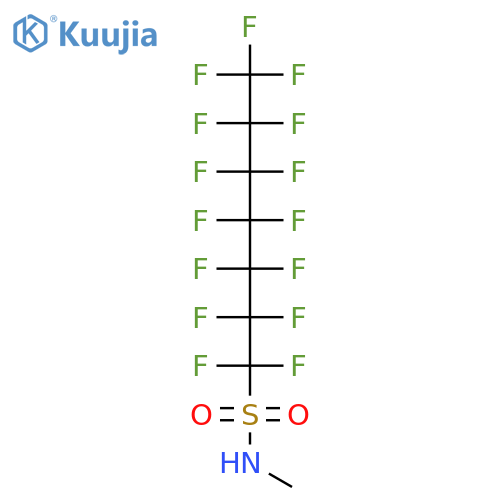 1,1,2,2,3,3,4,4,5,5,6,6,7,7,7-pentadecafluoro-N-methylheptane-1-sulphonamide structure