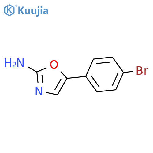 5-(4-bromophenyl)-1,3-oxazol-2-amine structure