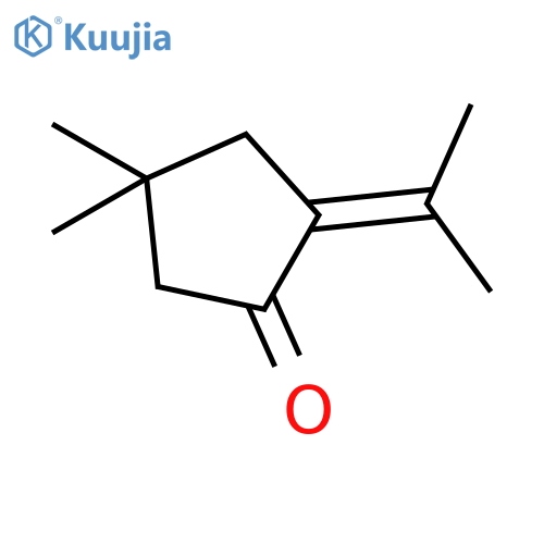 Cyclopentanone, 4,4-dimethyl-2-(1-methylethylidene)- structure