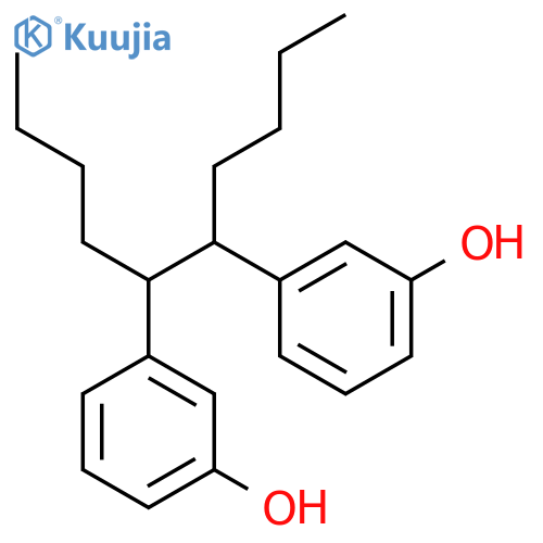 Phenol,3,3'-(1,2-dibutyl-1,2-ethanediyl)bis- (9CI) structure