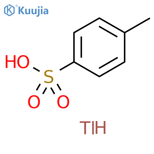 Benzenesulfonic acid, 4-methyl-, thallium(3+) salt (3:1) structure